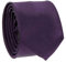 Cravate Fine Violette - Cravate Homme Coupe Slim Moderne - 5cm à la Pointe - Couleur Unie - Accessoire Chemise pour Mariage, Cérémonie