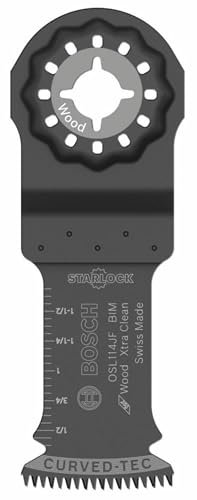 Bosch OSL114JF 1-1/4 in. Starlock® Oscillating Multi Tool Bi-Metal Xtra-Clean Clean Plunge Cut Blade