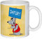 Uli Stein Tasse DAFÜR Bürotasse - Geschenkidee für Männer Frauen Kollegin Kollegen etc. - Kaffeepott - Kaffee Tasse mit Spruch - Cartoon Freche Maus