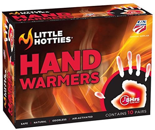 Little Hotties 8-Hour Hand Warmers, 10 Pair, Black