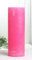Rustik-Stumpenkerze, 20 x 7 cm Ø, pink