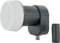 SCHWAIGER 272 Single LNB Low Noise Blockconverter digital LNB-Kappe Satellitenschüssel-Zubehör Multifeed Wetterschutz anthrazit