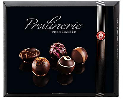 Schrader | Pralinen Herren-Mischung | Zartbitterschokolade | mit Alkohol | 200g
