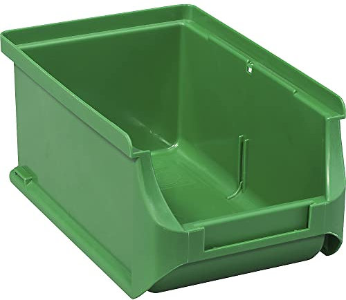 24 Stapelboxen, Lagerboxen, Sichtboxen, Gr. 2 grün 102(B)x160(L)x75(H) mm ProfiPlus