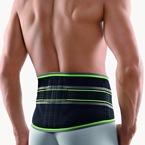 bort 104690SP Größe 6 StabiloBasic Sport Rückenbandage mit Pelotte, Größe 6, schwarz