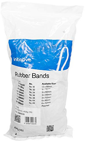 [Pack of 3] 450g Bag of Size 69 / 6mm x 152mm Wide Elastic Rubber Bands