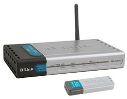 D-Link DSL-924 54Mbps Wireless ADSL2+ Router & USB Adapter