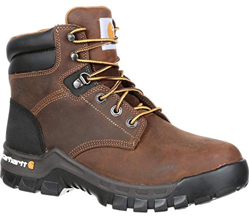 Carhartt Men's 6 Rugged Flex Waterproof Breathable Composite Toe Leather Work Boot CMF6366,Brown Oil Tanned Leather,11.5 M US