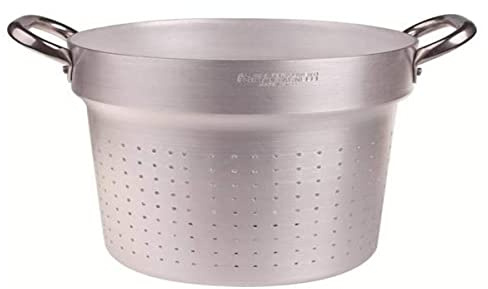 Unbekannt Sieb zylindrischen Dicke von 3 Millimeter mit Zwei festen Griffen INOX, Durchmesser 500 mm Cod. alma17350