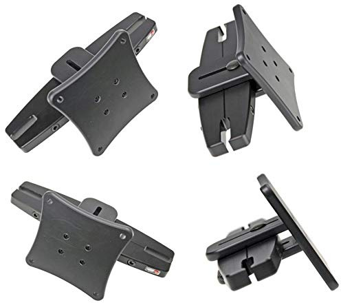 Brodit Fahrzeughalter | Kopfstützenhalterung 810771 | Made IN Sweden | für linkslenkende Fahrzeuge | passt Gerätehalter, schwarz