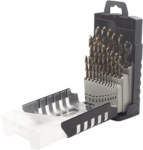 Krino 01155302 - HSS-CO Set Punte Rettificate In Cobalto Per Acciaio Inox - 25 Pezzi