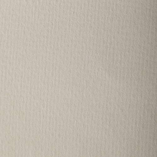 Clairefontaine 93857C Packung (mit 25 Bögen Zeichenpapier Etival Color, DIN A4, 21 x 29,7 cm, 160g, gekörnt, ideal für Trockentechnik und Einrahmen) naturgrau