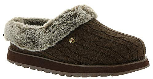 Skechers Damen Keepsakes - Ice Angel Low-Top Slipper, Chocolate, 36 EU