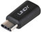 LINDY USB 2.0 Type C Male to Micro-B Female Adapter - Black