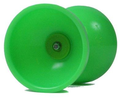 Sundia Fly Bearing Diabolo - Lange Achse - Grün - Holzstäbe und Schnur
