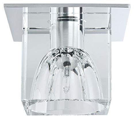 Paulmann 920.18 Quality EBL Set Glassy Cube 3x10W 230/12V Niedervolt 83mm Klar/Chrom 92018 Spot Einbaustrahler Einbauleuchte
