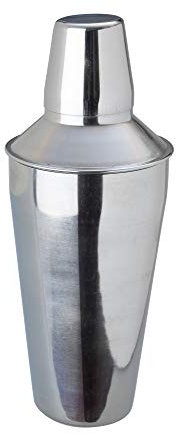 3 Piece Manhattan Cocktail Shaker set (28 oz / 795ml - 26cm Tall) Stainless Steel Cocktail Shaker with Built in Strainer