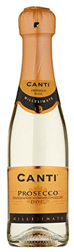 Canti Prosecco Sparkling Wine (6 x 20cl Single Serve Bottles)
