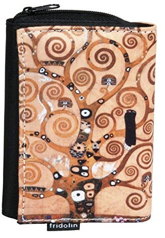 Fridolin Porte-Monnaie Klimt l'arbre de Vie, 12 cm, Multicolore