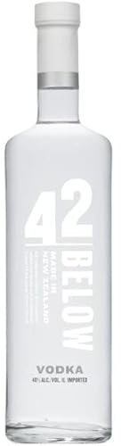 42BELOW Vodka Premium, 40% Vol, 100cL / 1L, a Quadrupla Distillazione, Realizzata in Nuova Zelanda con Acqua di Origine Vulcanica