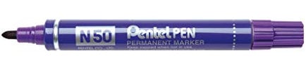 Pentel N50-VE Aluminiumgehäuse, 12 Stück violett