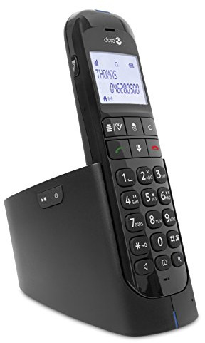 Doro Magna 2005 schnurloses DECT-Telefon mit integriertem Anrufbeantworter/extra lauter Anrufsignalisierung schwarz