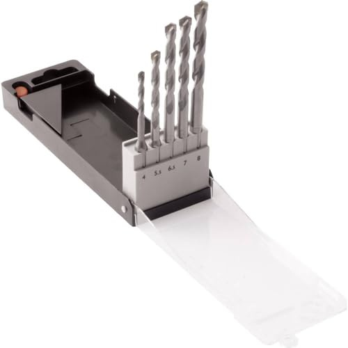 C.K T3112 Masonry Drill Bit, 0 V, Grey, Set of 5 Piece