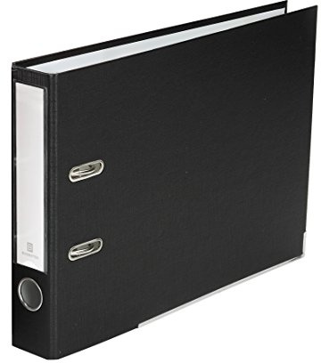 Bindertek 2-ring 5,1 cm Premium top file raccoglitori, per top-punched Paper, nero (tfsln-bk)