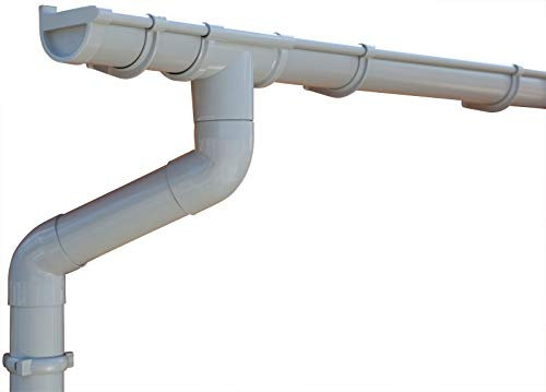 GD16 Kit gouttière pour toit en appentis (1 pan) Disponible en anthracite, blanc, marron ou gris