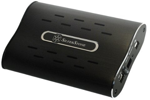 Silverstone MS03B 3.5-Inch ESATA Aluminium Hard Drive Enclosure (Black)