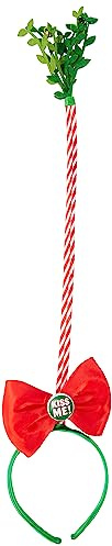 amscan Damen Haarreif Amscan 318719 - Haarreif Elf, mit Federn und Glöckchen, Santas Helfer, Nikolaus, Santa Claus, Weihnachten, Advent, Heilig Abend (1er Pack)