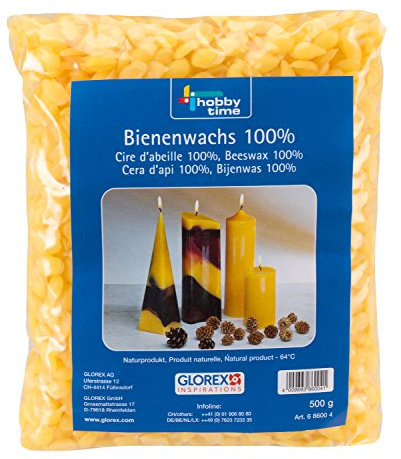 Glorex 6 8600 4 Bienenwachs, 500 g