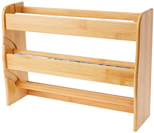 Ambiance Nature 507096 Dérouleur Triple Bambou, Naturel