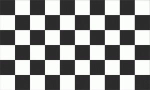 FRIP - Karo schwarz / weiss Fahne Flagge Grösse 1,50x2,50m XXL