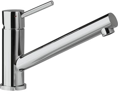 Villeroy & Boch 925100LE COMO Robinet d'évier de Cuisine, Solid Stainless Steel, Polished, Hochdruck-Standard
