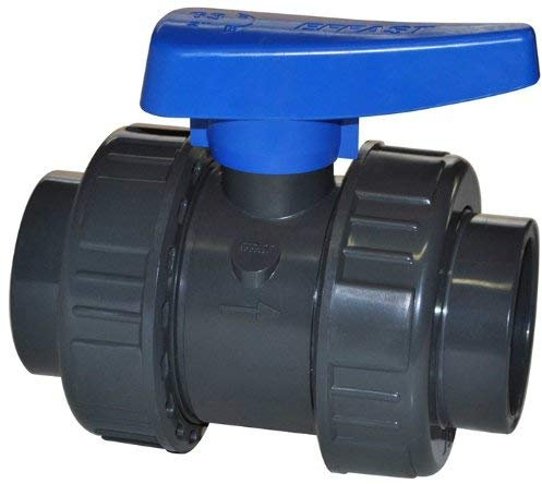 Effast PVC Kugelhahn 50 mm