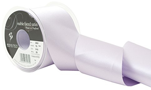 Berisfords Double FACE Poly Satin, Polyester, Orchid, 10.4 x 10.4 x 1.3 cm