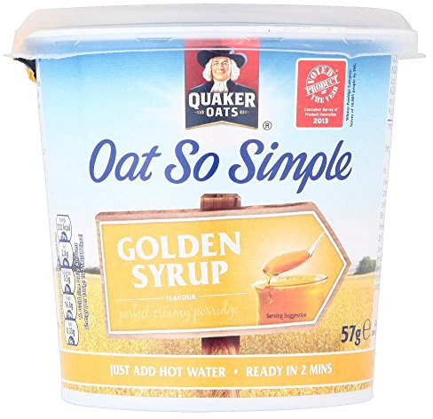 Quaker Oats Oat So Simple Golden Syrup Flavour, 57g
