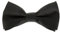 cravateSlim Fliege für Jungen, einfarbig – Fliege für Kinder, Ehrenjunge, Hochzeit, Taufe – Kollektion Vater und Sohn, Vater und Kind, Schwarz , One Size