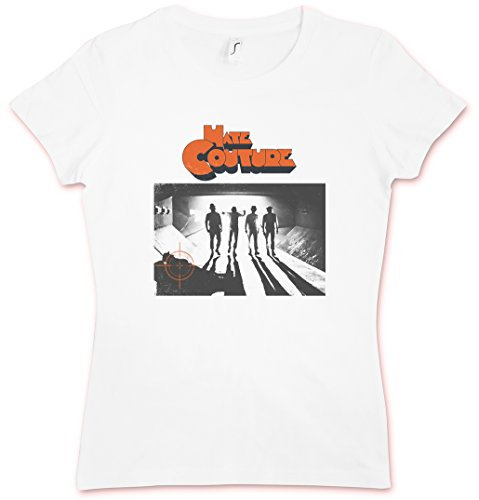 Hate Couture Clockwork HC Damen Girlie T-Shirt - Alex Stanley Uhrwerk Movie Orange Kubrick Shirt Größen XS - 2XL (XL)