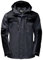 Jack Wolfskin 1108371 Atmungsaktive Regenjacke, Ebony, M