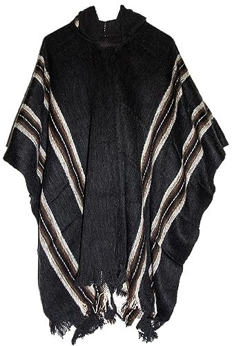 Gamboa Poncho Uomo Cappotto Giacca Leggero Poncho Coperta Inverno