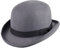 Jaxon & James Englischer Melone Hut aus Wollfilz - Grau - M