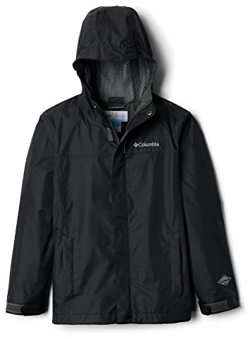 Columbia Watertight Jacket, Veste De Pluie Imperméable Garçon, Black, Taille XL
