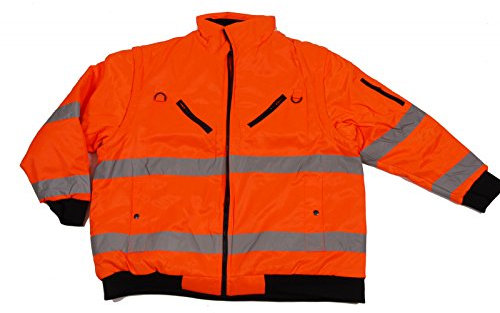 Abraxas Arbeits-Jacke/Weste in Übergröße nach EN471, orange, Größe:3XL