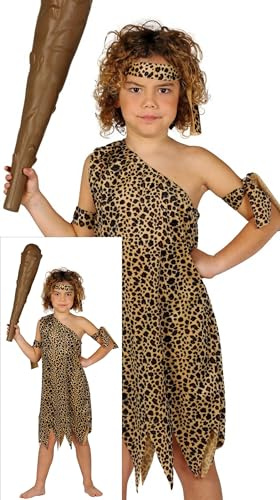 Guirca Fiestas Fancy Dress Kids Stone Age Caveboy Costume Age 5-12 Years