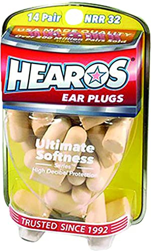 Hearos Ultimate Softness Series Ear Plugs 8-Pack With Case
