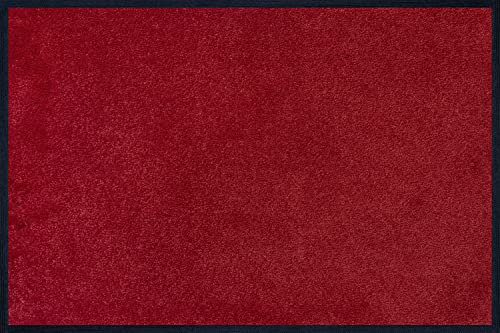 Wash+Dry Fußmatte, Regal red 40x60 cm, innen und außen, waschbar, rot
