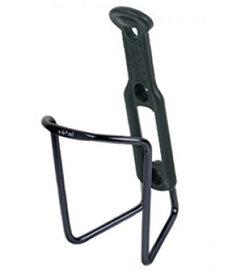Zéfal 1240A Trinkflaschenhalter 124, Halter Kunststoff, Rahmen Alu, 40 g, schwarz