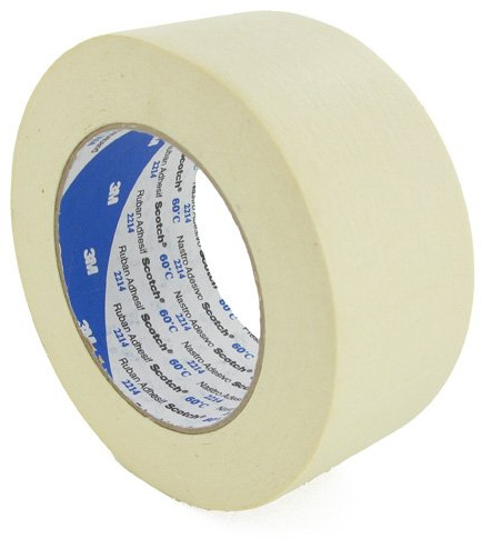 Scotch 3M 6 Rolls, Highest Quality 3M Scotch Branded Masking Tape 50mm (2) Wide X 50m Long